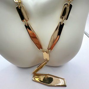 Christian Siriano NWT Gold-Tone "Y' Long Necklace